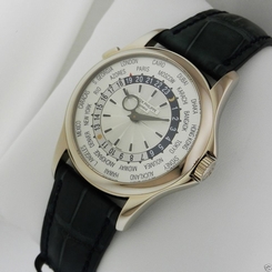 Patek Philippe Complications World Time 5130g 18kt White Gold Retail: $43,700