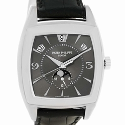  Patek Philippe Gondolo Annual Calendar Moonphase White Gold Watch 5135