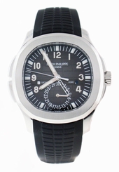 Patek Philippe Men's Large Aquanaut 5164 5164a Travel Time Steel 40mm