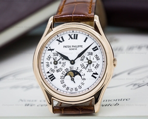 Patek Philippe 3940R 3940 R 3940 Perpetual Calendar Rose Gold / Roman Numerals