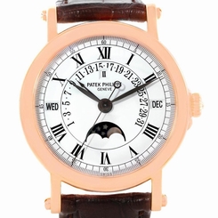 Patek Philippe Perpetual Retrograde 18k Rose Gold Watch 5059R Box Papers
