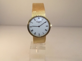 PATEK PHILLIPE CALATRAVA YELLOW GOLD BRACELET MEN'S WATCH 3520DJ/1!!!!