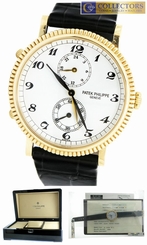 NEW Patek Philippe Calatrava Travel Dual Time 5034J-001 Yellow Gold Watch 5034J