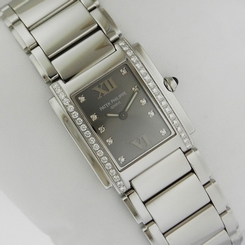 Patek Philippe Twenty-4 Stainless 4910/10A-010 Quartz Silver Dial Ret: $12,100 848475147925