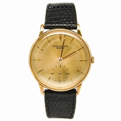 PATEK PHILIPPE CALATRAVA CLAW LUG 3420 VINTAGE 18K MANUAL WINDING MENS WATCH