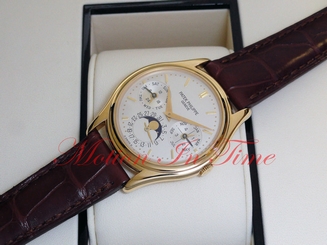 Patek Philippe 3940J Perpetual Calendar Moonphase UltraThin 36mm 18k Yellow Gold