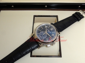 Patek Philippe 5905P-001 Annual Calendar Chronograph 42mm Platinum Blue Dial