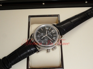 Patek Philippe 5960P-016 Annual Calendar Chronograph Platinum Black Dial 40.5mm