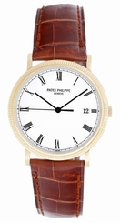 Patek Philippe Yellow Gold Calatrava Men's Quartz Watch Ref. 3944 J or 3944J