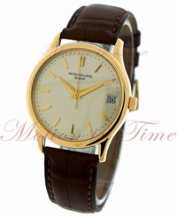 Patek Philippe 3998J Calatrava "2nd Series" Automatic, Silver Dial - Yellow Gold