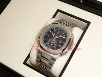 Patek Philippe 5990/1A Stainless Steel Nautilus Chronograph Dual Time Zone Auto
