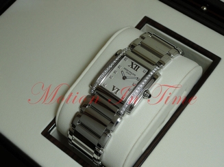 Patek Philippe 4910/10a Ladies' Twenty-4 Stainless Steel with White Diamond Dial
