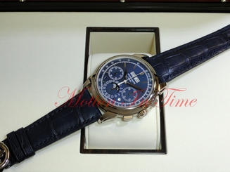 Patek Philippe Grand Complications Blue Perpetual Calendar Moonphase 5270G-014