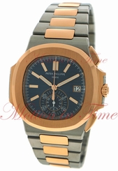Patek Philippe 5980/1AR-001 Nautilus Chronograph Stainless Steel Rose Gold Watch