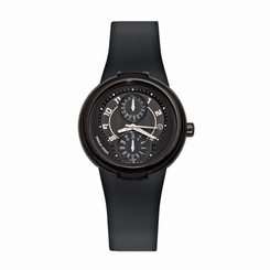 Philip Stein Women's 31-AB-RBB Active Black Rubber Strap Watch