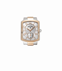 Philip Stein Classic Two Tone Rose Gold Plated Square Women's Watch 21TRG-FW