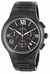 Philip Stein Men's 45B-CRBKRG-SSBP Stainless Steel Watch New