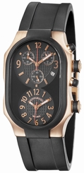 Philip Stein XL 18KT SOLID GOLD Chrono Dual Time watch 5rg-b-crb-nrb BRAND NEW!