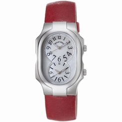 Philip Stein Signature Large Women's Red Calfskin Quartz Watch 2-NFMOP-CPR