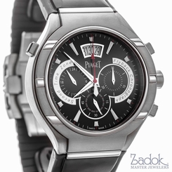 Piaget Polo FortyFive Titanium 45mm Men's Watch Rubber Strap G0A34002