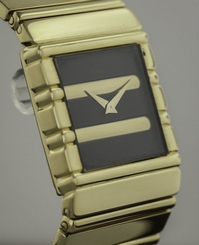 Piaget, Mens, 18K Solid Gold, Quartz, Black Dial, 713-C701