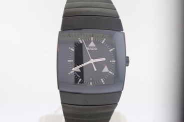 Men's Rado Sintra R13765152 Black Ceramic Swiss Quartz Watch with Date