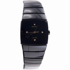 Rado Sintra R13726712 22mm Black Ceramic Synthetic Sapphire Women's Watch