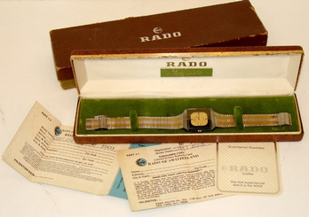 1980's Vintage RADO 565.0067.3 Automatic DIASTAR Mid-Century Modern WRIST WATCH