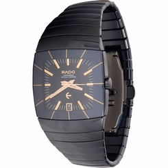 Rado Sintra 34 mm Tonneau Black Ceramic Automatic Men's Watch R13663162 758498028456