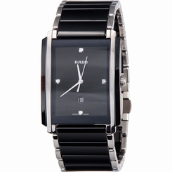 Rado Integral Jubile Black Ceramic and Stainless Steel Mens Watch R20206712