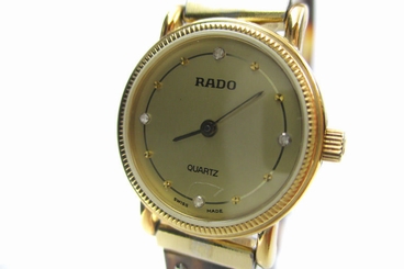 Authentic RADO 4Point Dia Plastic Band Quartz Women's Watch 179.5247.2