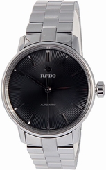 Rado R22862153 Coupole Men's Stainless Steel Black 32MM Automatic Analog Watch