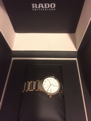Rado Centrix Automatic White Dial Two-tone Womens Watch R30530013