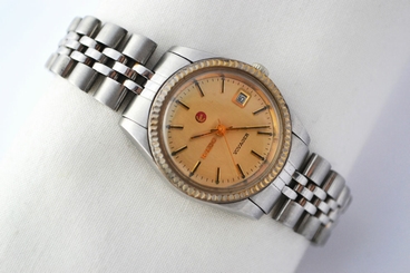 Vintage Rado Voyager Date Automatic Stainless Steel Ladies Petite Watch 787