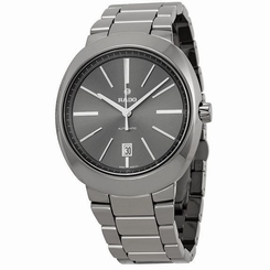 NWT Men's Rado D-Star Automatic R15760112 Grey Ceramic Watch w/ Date