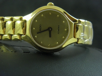 Rado Florence GOLD -Tone Ladies Watch R32237602 gold dial brand new