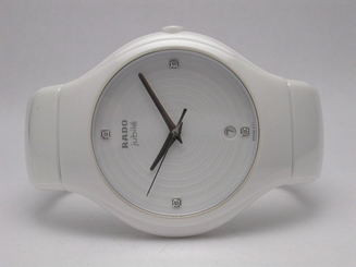 RADOS R27695712 JUBILE WHITE DIAL & CERAMIC BRACELET QUARTZ 40MM WOMEN'S WATCH