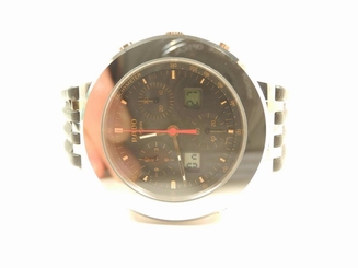  GENUINE RADO DIAMASTER TUNGSTEN STEEL 539.0377.3  CHRONOGRAPH  WATCH.