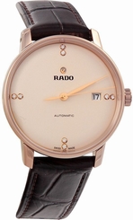 Rado Coupole Classic Automatic R22861765 Mens Watch Leather Strap