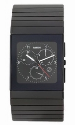 Rado R21715162 Ceramica Men's Black Ceramic Chronograph Watch - New in Box