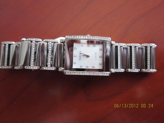 Rado Integral Ladies Diamond Watch, Model R20672919, White Mother of Pearl Dial
