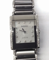 Women's Rado Integral Jubile Platinum-tone Ceramic W/Steel Watch, R20672912