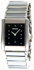 Rado Integral R20484172 Platinum High Tech Ceramic Men's Dress Analog Watch New