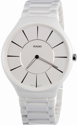 Rado TRUE THINLINE R27957112 Ceramic Case White Ceramic Sapphire Women's Watch