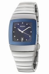 Rado R13811202 Sintra Women's Blue Dial Silver High Tech Ceramic Dress Watch