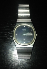 Rado Mans Watch Quarz St. Steal 1980 with 3x Diamonds Ref. 114.3272.4 Waterseald