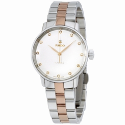 Rado Coupole Automatic Silver Dial Two-Tone Ladies Watch R22862742