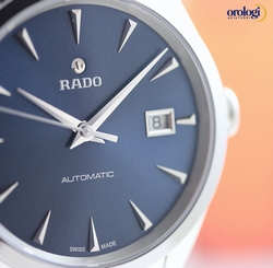 NEW Rado Men's Hyperchrome Automatic 39mm Steel on Steel Bracelet Blue Face