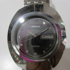 RADO DIASTAR MEN'S WATCH QUARTZ ALL S/S SAPPHIRE ORIGINAL SWISS R12638153 NEW