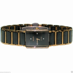RADO Jubile DIASTAR Ladies Ceramic Gold Plated Titanium Diamond Watch Pre-Owned